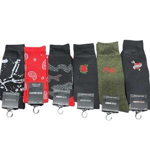NWT Steve Madden 6 pair crew socks size 6-12.5